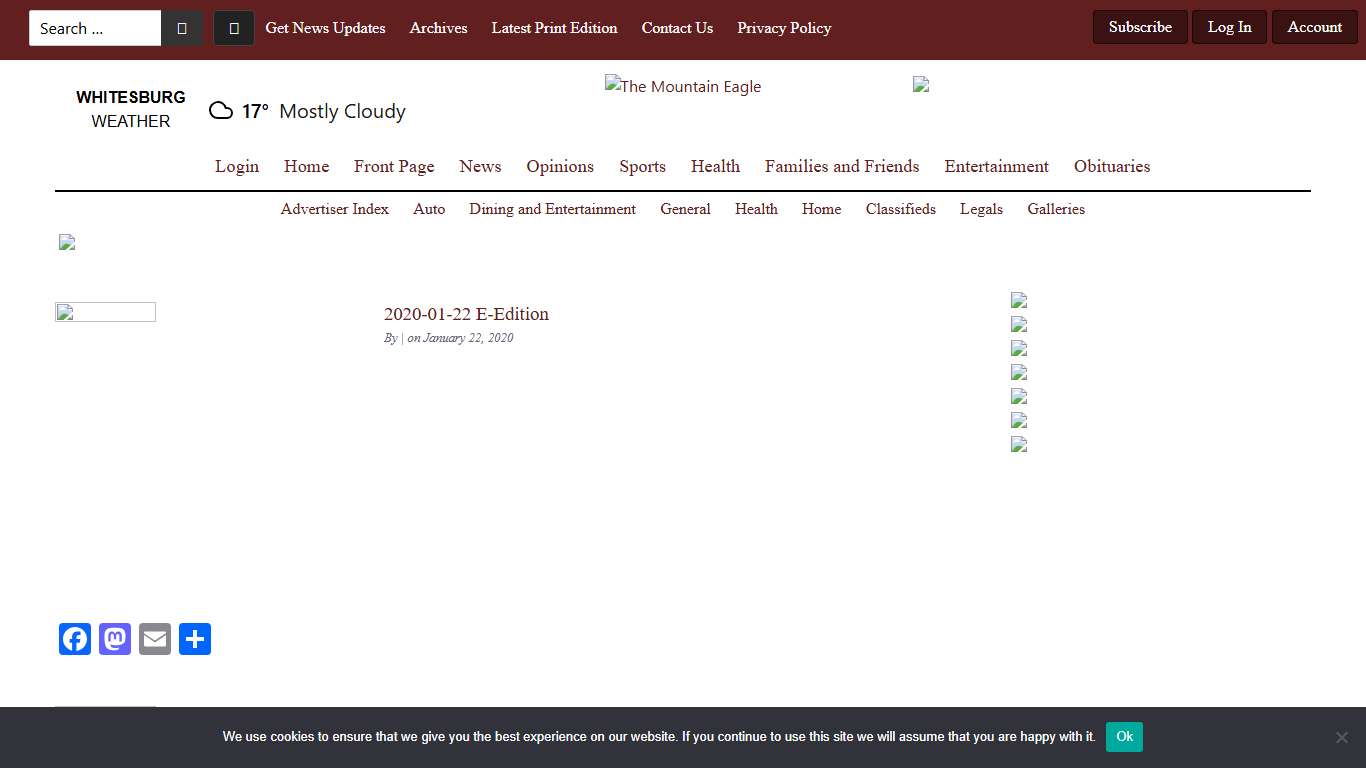 January 22, 2020 - The Mountain Eagle